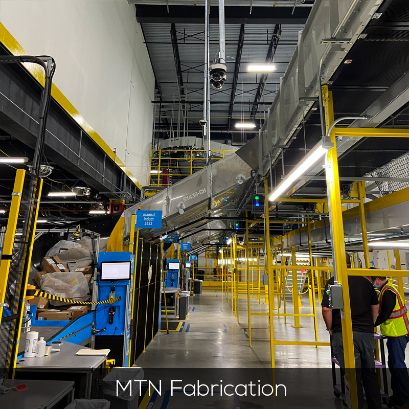 our fabrication work by the MTN team on site