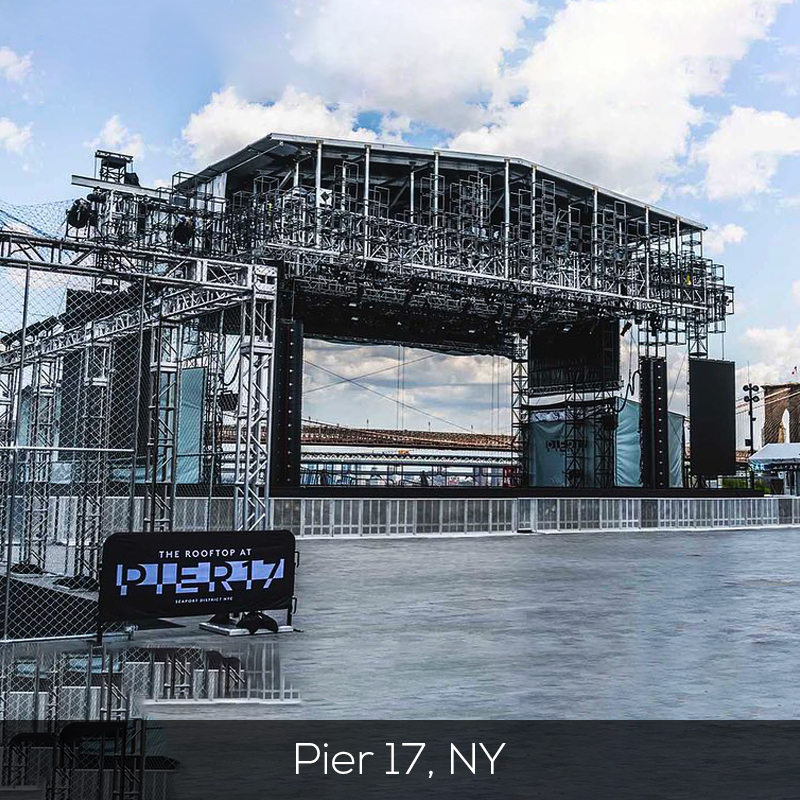 our work on pier 17, NJ